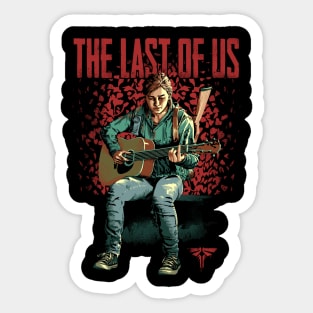 THE LAST OF US Part II Ellie Take On Me, I'll be Gone Sticker